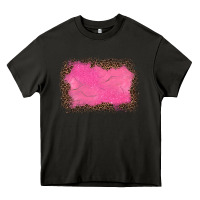 Asphalt gemstone pink leopard background Heavy Core Tee - JahusDesignShop