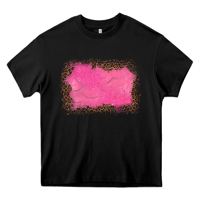 Gemstone Pink Leopard Background Heavy Core Tee by JahusDesignShop | Teevron