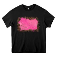 Black gemstone pink leopard background Heavy Core Tee - JahusDesignShop