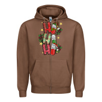 Chestnut ho ho ho pharmacy Zipper Hoodie - CowhideDigitalArt