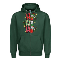Sports Green ho ho ho pharmacy Zipper Hoodie - CowhideDigitalArt