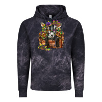 Cloud Black mardi gras goat Vintage Hoodie - CowGirlArtShop