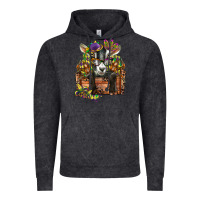 Vintage Black mardi gras goat Vintage Hoodie - CowGirlArtShop