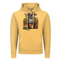 Vintage Mustard mardi gras goat Vintage Hoodie - CowGirlArtShop