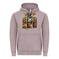 Vintage Zinc mardi gras goat Vintage Hoodie - CowGirlArtShop