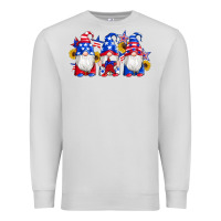 Dove Grey american flag gnomes sunflowers star Premium Sweatshirt - Artiststas