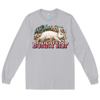 Moon Dust Do the Bunny hop Easter Day Long Sleeve Tee - HowdyJamesFarm