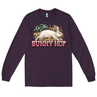 Plum Do the Bunny hop Easter Day Long Sleeve Tee - HowdyJamesFarm