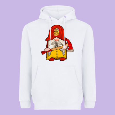 Firefighter Gnomes Heavyweight Hoodie Designed By Artiststas