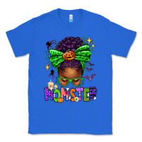 True Royal Halloween Afro Messy Bun Momster Classic Tee - texasbilliewilder