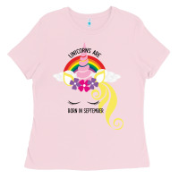 Bubblegum Pink Unicorns Are Born in September Ladies Tee - Bettercallsaul