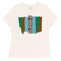 Bone Western Farm Life Cowhide Brush Strokes Ladies Tee - Bettercallsaul