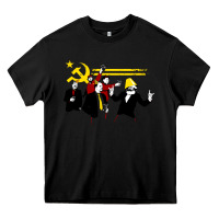 Black the communist party Heavy Core Tee - minhPixels