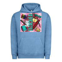 Pigment Pebble Blue teacher Urban Hoodie - AdoDesignShop