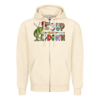 Sandshell 3 up 3 down rex Zipper Hoodie - CowhideDigitalArt