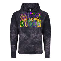 Cloud Black mardi gras queen Vintage Hoodie - CowGirlArtShop