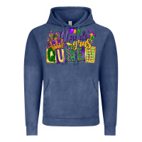Vintage Denim mardi gras queen Vintage Hoodie - CowGirlArtShop
