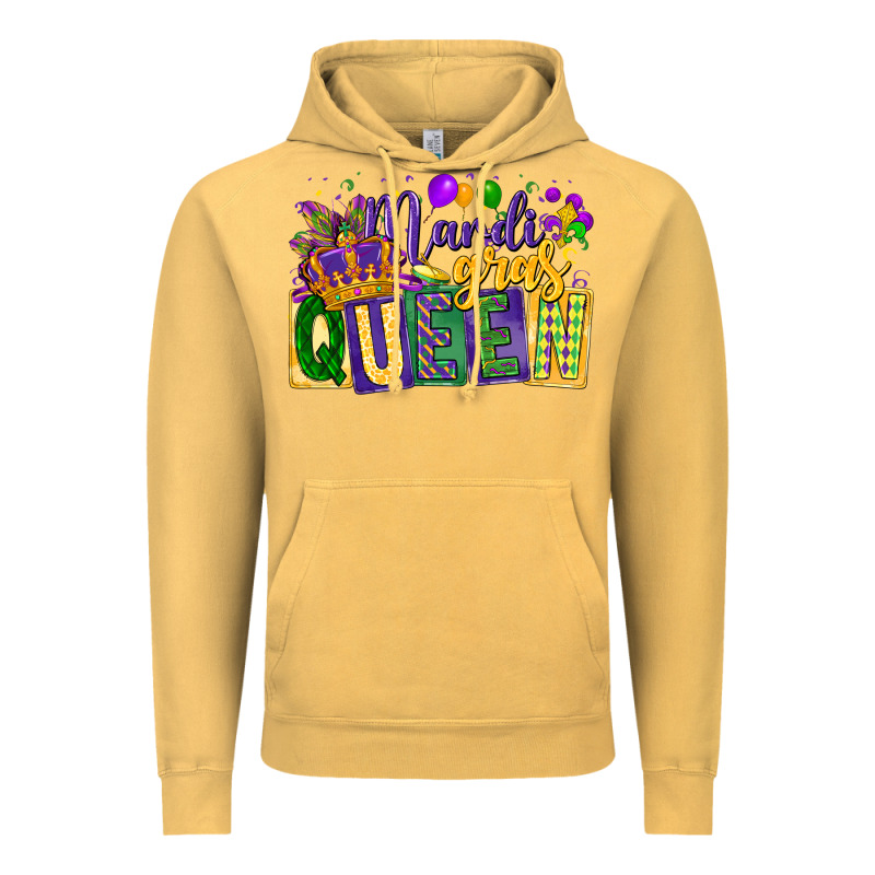 Mardi Gras Queen Vintage Hoodie by CowGirlArtShop | Teevron