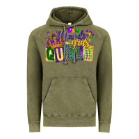 Vintage Olive mardi gras queen Vintage Hoodie - CowGirlArtShop