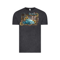 Vintage Black Small town USA truck 4th of july Vintage Tee - HowdyJamesFarm