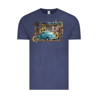 Vintage Denim Small town USA truck 4th of july Vintage Tee - HowdyJamesFarm