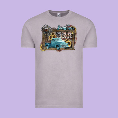 Small Town Usa Truck 4th Of July Vintage Tee Designed By Howdyjamesfarm