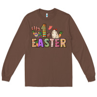 Chestnut My 1st Easter Day Long Sleeve Tee - HowdyJamesFarm