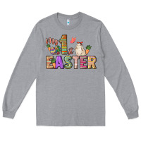 Heather Grey My 1st Easter Day Long Sleeve Tee - HowdyJamesFarm