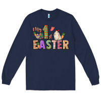 Navy My 1st Easter Day Long Sleeve Tee - HowdyJamesFarm