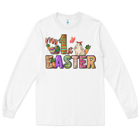White My 1st Easter Day Long Sleeve Tee - HowdyJamesFarm