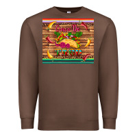 Chestnut cinco de taco paper serape leopard wooden Premium Sweatshirt - Artiststas