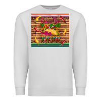 Dove Grey cinco de taco paper serape leopard wooden Premium Sweatshirt - Artiststas