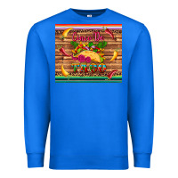 True Royal cinco de taco paper serape leopard wooden Premium Sweatshirt - Artiststas