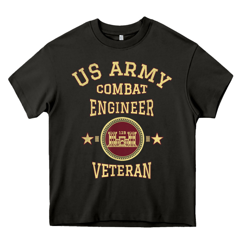 Us Army Combat Engineer Combat Engineer Veteran Gift Heavy Core Tee by minhPixels | Teevron