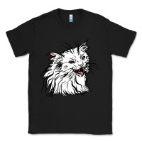 Black Drawing Cat Classic Tee - RacoonDesign