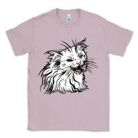 Lilac Drawing Cat Classic Tee - RacoonDesign