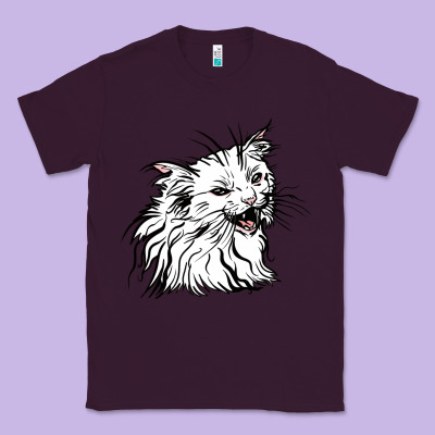 Drawing Cat Classic Tee Designed By Racoondesign