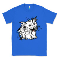 True Royal Drawing Cat Classic Tee - RacoonDesign