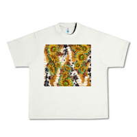 Pistachio sunflowers with patterns Urban Heavy Tee - TumblerDesignByShophia