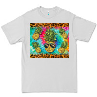 Dove Grey summer pineapple Premium Tee - BarkalooDesign