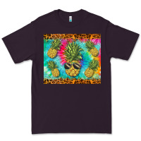 Plum summer pineapple Premium Tee - BarkalooDesign