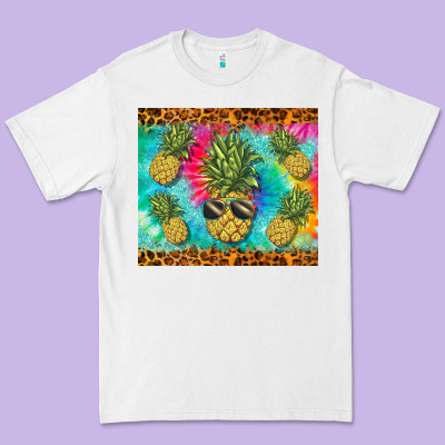 Summer Pineapple Premium Tee Designed By Barkaloodesign