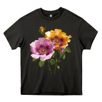 Asphalt In Your Eyes Rose Heavy Core Tee - LillyAllenDesigns