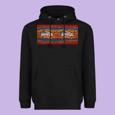 Usa Map 15oz Mug Heavyweight Hoodie Designed By Artiststas