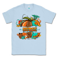 Dusty Blue pumpkin nurse Classic Tee - NancyCooperArtShop