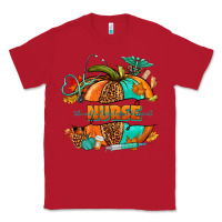 Red pumpkin nurse Classic Tee - NancyCooperArtShop
