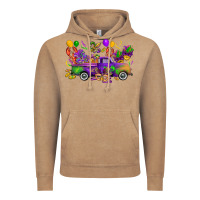 Vintage Coffee mardi gras truck Vintage Hoodie - CowGirlArtShop