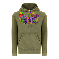Mardi Gras Truck Vintage Hoodie | Teevron