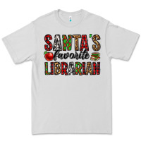 Dove Grey santa's favorite librarian Premium Tee - Jasminsmagicworld