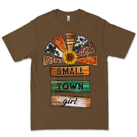 Cacao small town girl western windmill wooden boards Premium Tee - Jasminsmagicworld